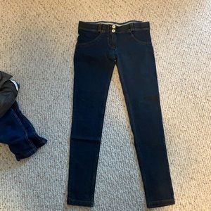 Freddy’s jean leggings size small.  Barely worn